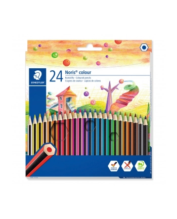 Kredki ołówkowe Wopex Staedtler Noris Colour 24 kolory nr 2