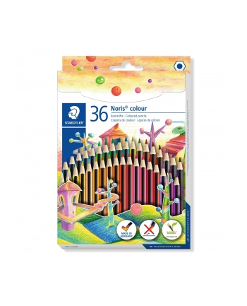 Staedtler Kredki Noris Colour Wopex Sześciokątne 36 Kolorów nr 1
