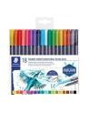 Staedtler Flamastry Dwustronne Do Akwareli 18K - nr 10
