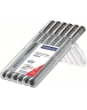 STAEDTLER Pisak z atramentem pigmentowym czarny 6 sztuk - nr 14
