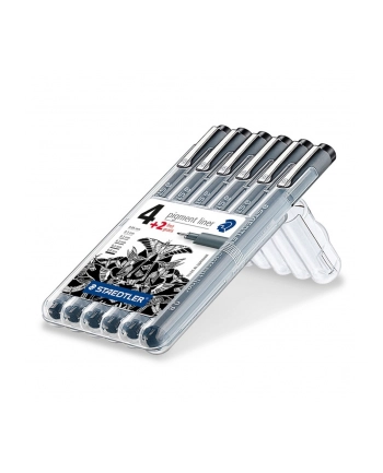 STAEDTLER Pisak z atramentem pigmentowym czarny 6 sztuk nr 1
