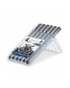 STAEDTLER Pisak z atramentem pigmentowym czarny 6 sztuk - nr 3