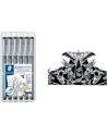 STAEDTLER Pisak z atramentem pigmentowym czarny 6 sztuk - nr 8