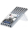 STAEDTLER Pisak z atramentem pigmentowym czarny 6 sztuk - nr 9