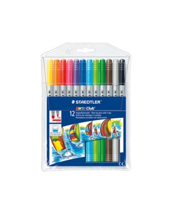 Staedtler Noris Club Mazaki Dwustronne 12 Sztuk nr 1