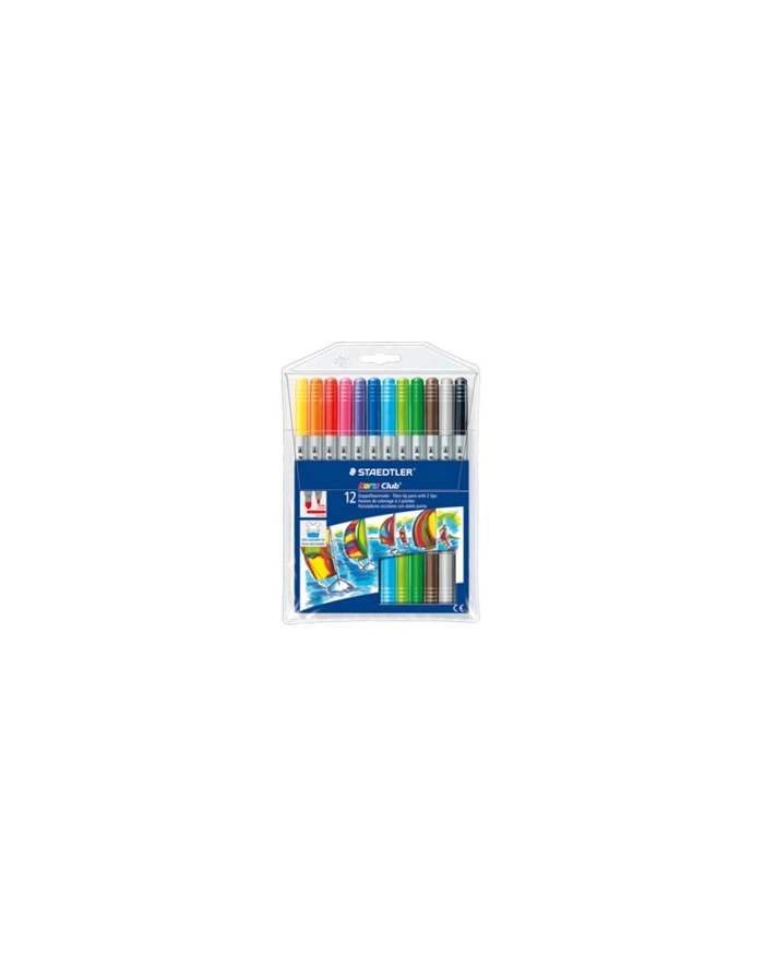 Staedtler Noris Club Mazaki Dwustronne 12 Sztuk główny