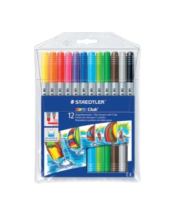 Staedtler Noris Club Mazaki Dwustronne 12 Sztuk nr 2
