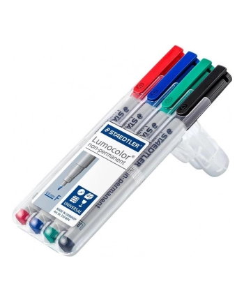 Staedtler Flamaster Suchościeralny Lumocolor Ohp, F, 4 Kolory W Etui (Sta017) nr 2