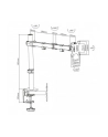 Techly ICA-LCD 503BK uchwyt do monitora 81,3 cm (32'') Zacisk Czarny - nr 14