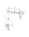 Techly ICA-LCD 503BK uchwyt do monitora 81,3 cm (32'') Zacisk Czarny - nr 18