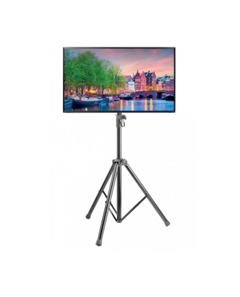 Techly ICA-TR17T stojak podłogowy do telewizora 177,8 cm (70'') Przenośny stojak podłogowy z płaskim panelem Czarny nr 1