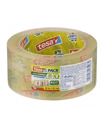 Tesa Taśma Pakowa Eco & Strong 50mm x 66m przezroczysty nr 1