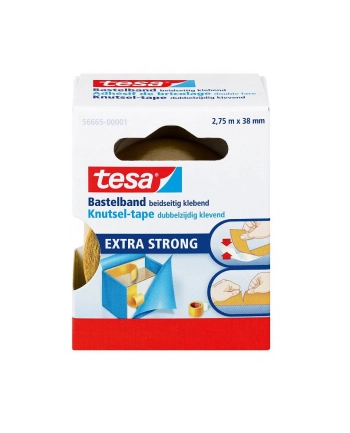 TESA Kleefband 38mm Tesa dubbelzijd./rl 2,75m (56665-00001) nr 2