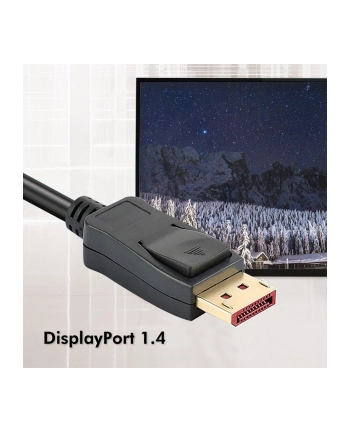 TECHLY KABEL DISPLAYPORT 1.4 8K 3M CZARNY, DP-DP M/M  (ICOCDSPA14030NT) nr 1