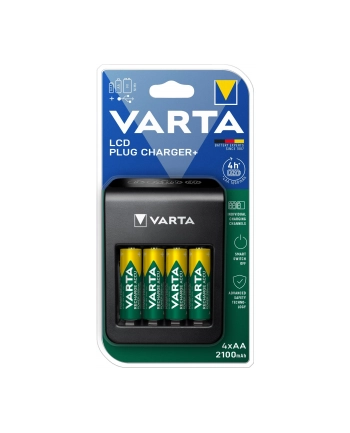 VARTA LCD Plug Charger+ do akumulatorów AA,AAA,9V nr 2