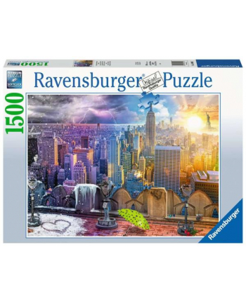 Puzzle 1500el Nowu York w lecie i zimmą 16082 RAVENSBURGER