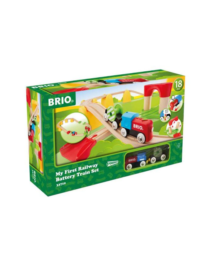 ravensburger BRIO 33710 Mój Pierwszy Pociąg Zestaw początkowy na baterie główny