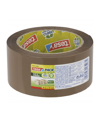 Tesa Taśma Pakowa Eco & Strong 50mm x 66m brązowy