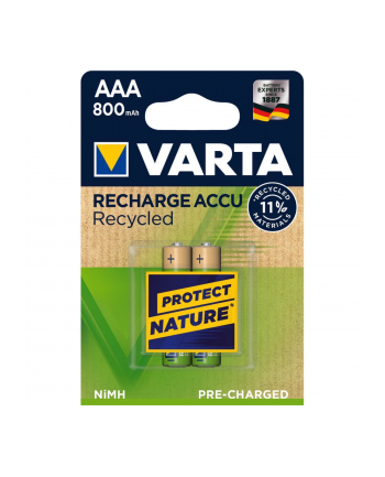 Varta 5681 2szt Baterie ładowane ACCU RECYCLED AAA Ni-MH/800mAh/1,2V