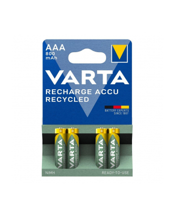 Varta 5681 4szt Bateria ładowane ACCU RECYCLED AAA Ni-MH/800mAh/1,2V