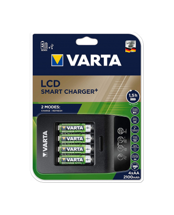VARTA LCD Ultra Fast Charger+ do akumulatorów AA,AAA,9V