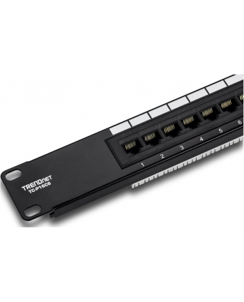 Trendnet 16-port Cat6 Unshielded Patch Panel (TC-P16C6)