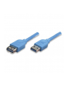 Techly Kabel USB USB3.0 Verlängerungskabel Stecker/Buchse TypA 1m blau (ICOCU3AA10EX) - nr 2