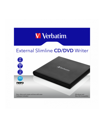 Verbatim Mobile DVD ReWriter USB, czarny (53504) nr 1