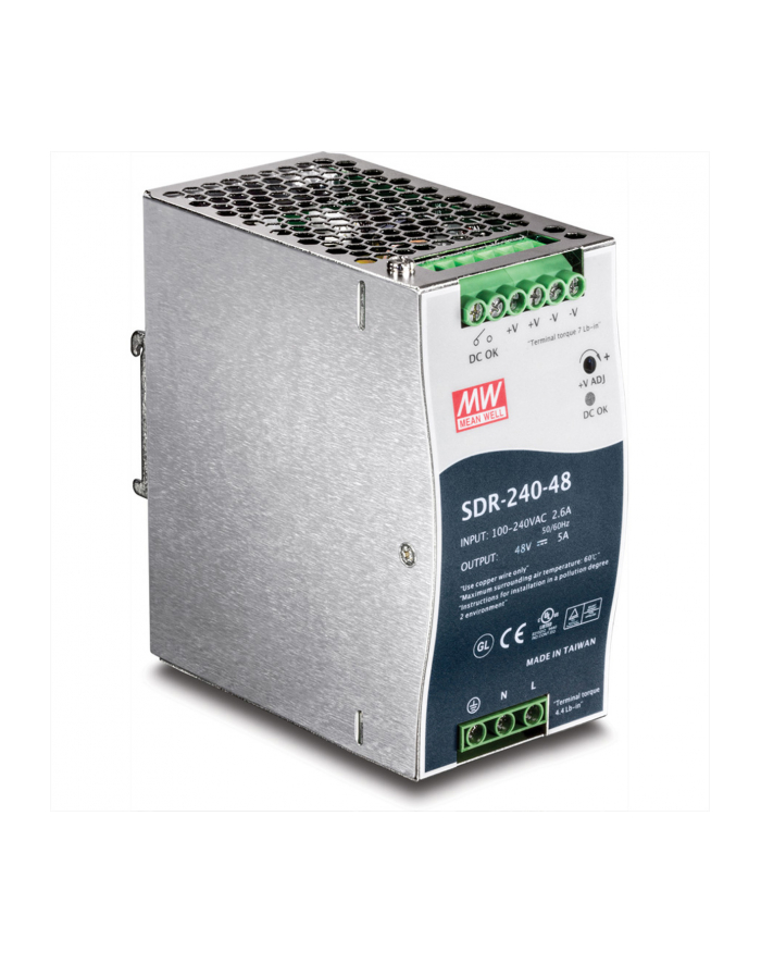 TRENDnet DIN Rail 48V 240W Power Supply for TI-PG80 (TI-S24048) główny