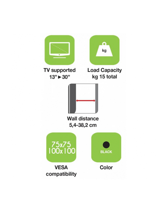 TECHLY WANDHALTERUNG LCD TV 13"-30" ICALCD923B główny