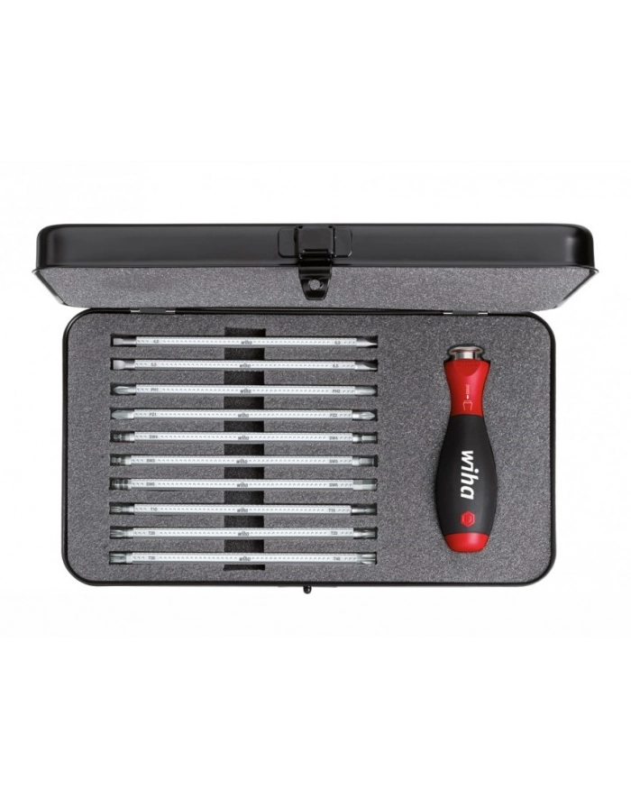 Wiha Zestaw Wymiennych Kling System 6 281 B11 00623, Do Warsztatu, Płaski, Phillips, Krzyżakowy Pozidriv, Torx, Wewnętrzny Sześciokąt, 11 S główny
