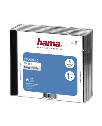 Hama Pudełko CD Standard 5- pak (44744) nr 2