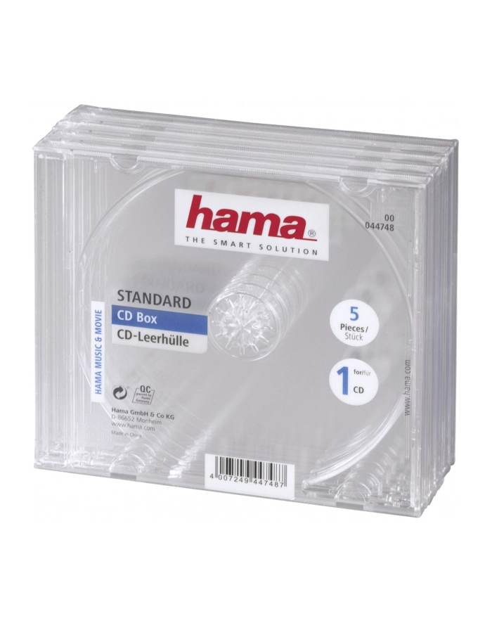 Hama Pudełka Na Cd-Box 5 Szt. ( 447480000 ) główny