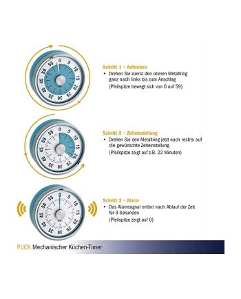 TFA 38.1028.02 Puck Timer