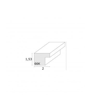 Deknudt Ramka 20x30cm Biała (S66KF1P120X30)