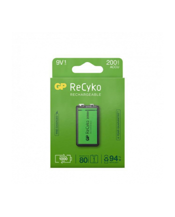 GP RECYKO 9V-BATTERI 200 MAH 1-PACK