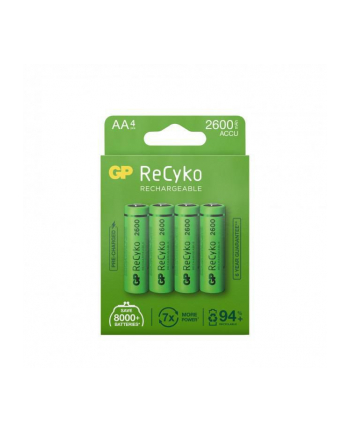 GP RECYKO AA-BATTERI 2600 MAH 4-PACK