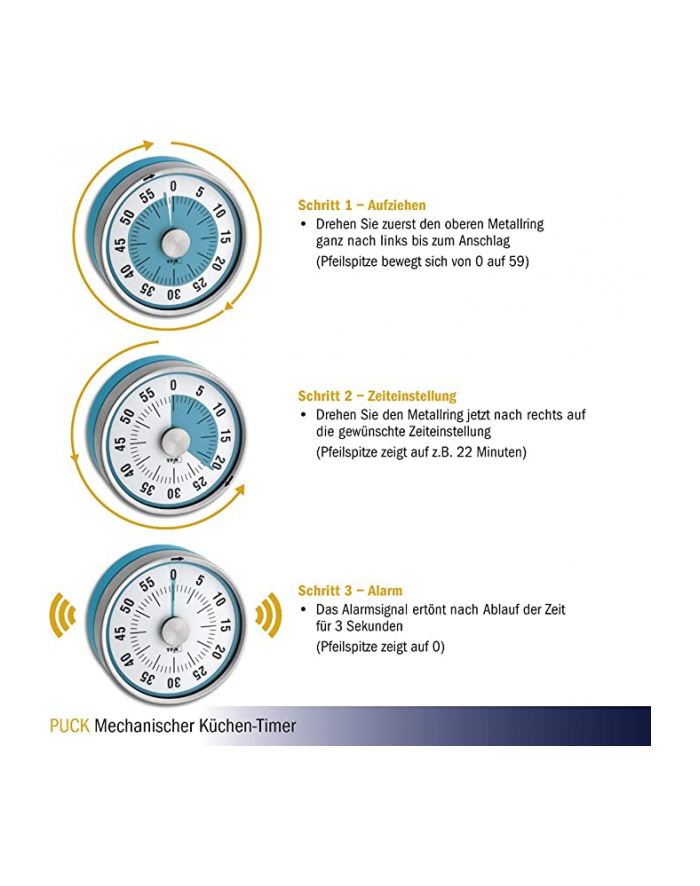 TFA 38.1028.02 Puck Timer główny