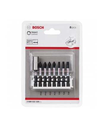 Bosch 8-Częściowy Zestaw Końcówek Wkręcających Impact Control 2608522326 nr 1