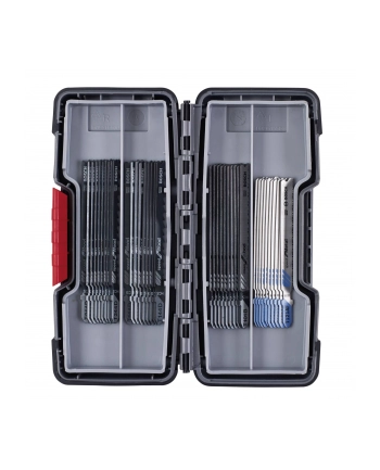 Bosch 40-częściowy zestaw do wyrzynarek Wood&Metal T 244 D (10x) T 144 D (10x) T 101 B (10x) T 121 AF (10x) 2607010904 nr 1
