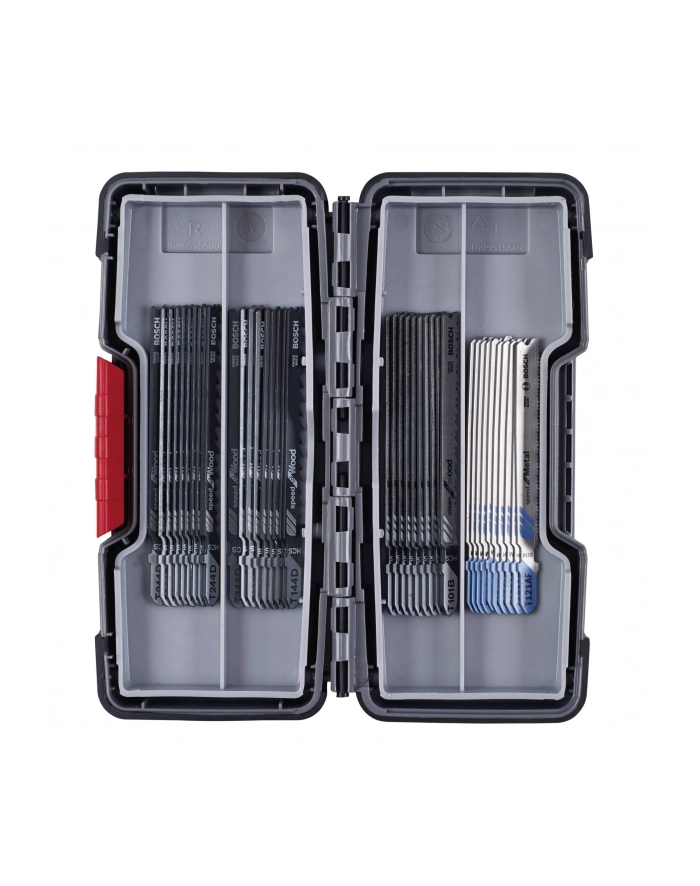 Bosch 40-częściowy zestaw do wyrzynarek Wood&Metal T 244 D (10x) T 144 D (10x) T 101 B (10x) T 121 AF (10x) 2607010904 główny