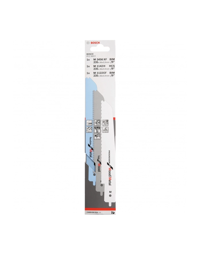 Bosch Brzeszczot do piły PFz 500 3 szt 2608656934 główny