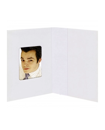 Daiber gmbh Pasfoto s, studiomappen, passepartouts 1x100 Daiber Passbildmappen weissmatt 38x58 mm nr 1