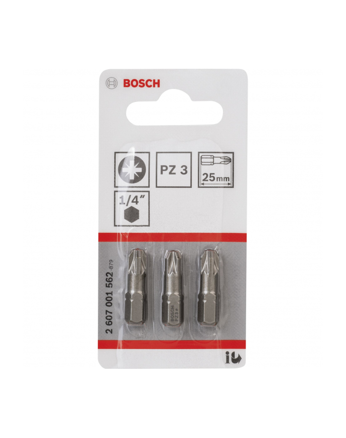 Bosch Bit Pz3 EH 3szt. 2607001562 główny