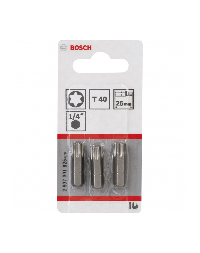 BOSCH BIT T40 EH 3PC (2607001625) główny