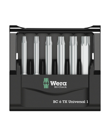Wera Bity Mini Check, Torx, 6, 3 mm (1/4 ), 6 szt.