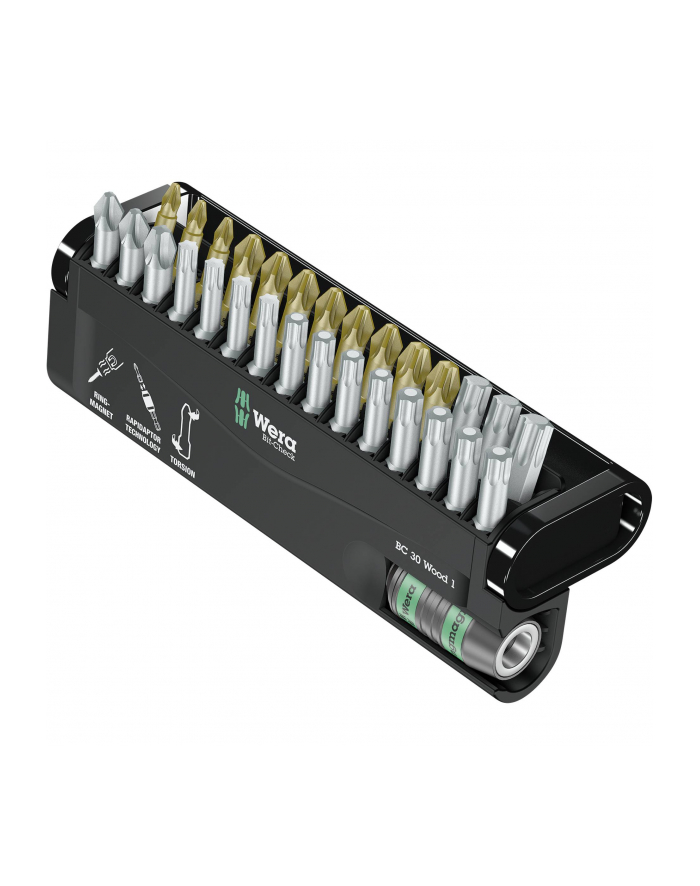 Wera Zestaw bitów 30 szt. Pozidriv / Phillips TORX 05057433001 główny