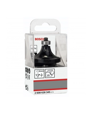 Bosch Frez zaokrąglający U: 8 c: 15 h: 22,0 w: 66 2608628345