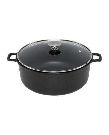 De Buyer Niski Garnek Aluminiowy Z Pokrywą 24Cm Choc Extreme nr 2