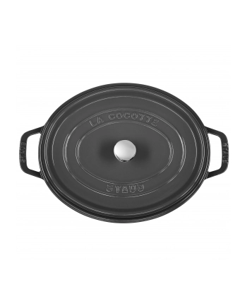 Staub Owalny Garnek Żeliwny Cocotte 31 cm Grafitowy 40509-320-0 nr 1